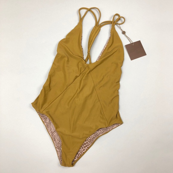 acacia swimwear Other - ❌SOLD❌ NWT Acacia Venezuela One Piece in Mustard